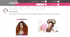 Desktop Screenshot of cabello.nl